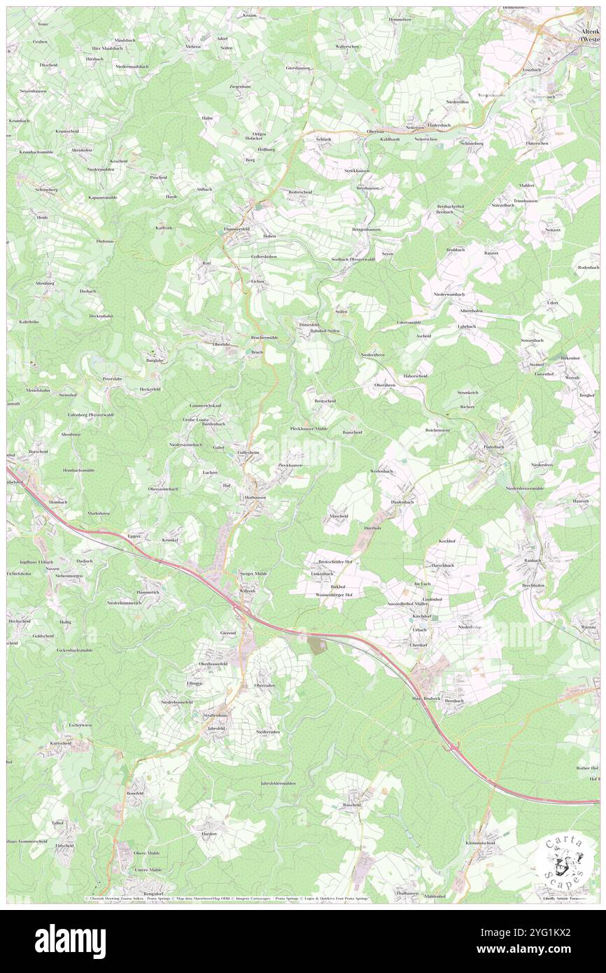 Pleckhausen, DE, Germania, Rheinland-Pfalz, N 50 35' 42'', N 7 32' 31'', mappa, Cartascapes Mappa pubblicata nel 2024. Esplora Cartascapes, una mappa che rivela i diversi paesaggi, culture ed ecosistemi della Terra. Viaggia attraverso il tempo e lo spazio, scoprendo l'interconnessione del passato, del presente e del futuro del nostro pianeta. Foto Stock