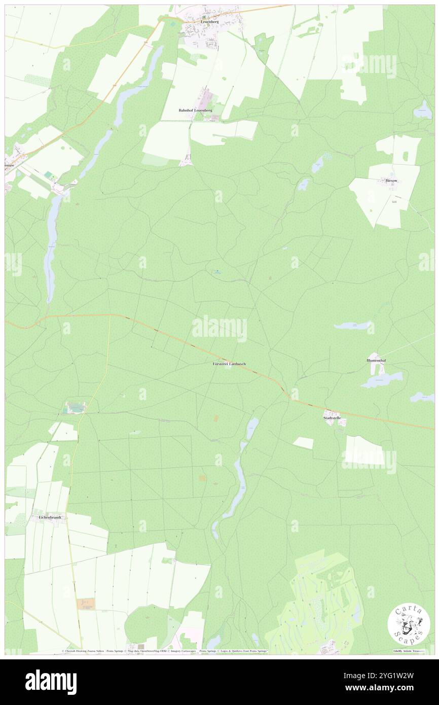 Eiserberge, DE, Germania, Brandeburgo, N 52 39' 33'', N 13 53' 21''', mappa, Cartascapes Mappa pubblicata nel 2024. Esplora Cartascapes, una mappa che rivela i diversi paesaggi, culture ed ecosistemi della Terra. Viaggia attraverso il tempo e lo spazio, scoprendo l'interconnessione del passato, del presente e del futuro del nostro pianeta. Foto Stock