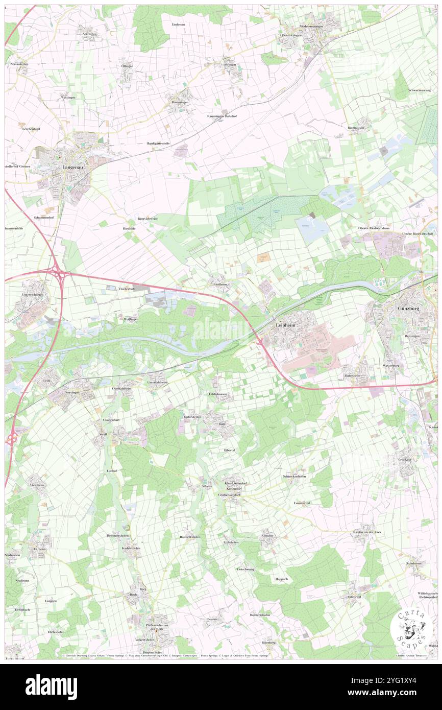 Leipheim, Svevia, Germania, Baviera, N 48 27' 2'', N 10 12' 54'', MAP, Cartascapes Map pubblicata nel 2024. Esplora Cartascapes, una mappa che rivela i diversi paesaggi, culture ed ecosistemi della Terra. Viaggia attraverso il tempo e lo spazio, scoprendo l'interconnessione del passato, del presente e del futuro del nostro pianeta. Foto Stock