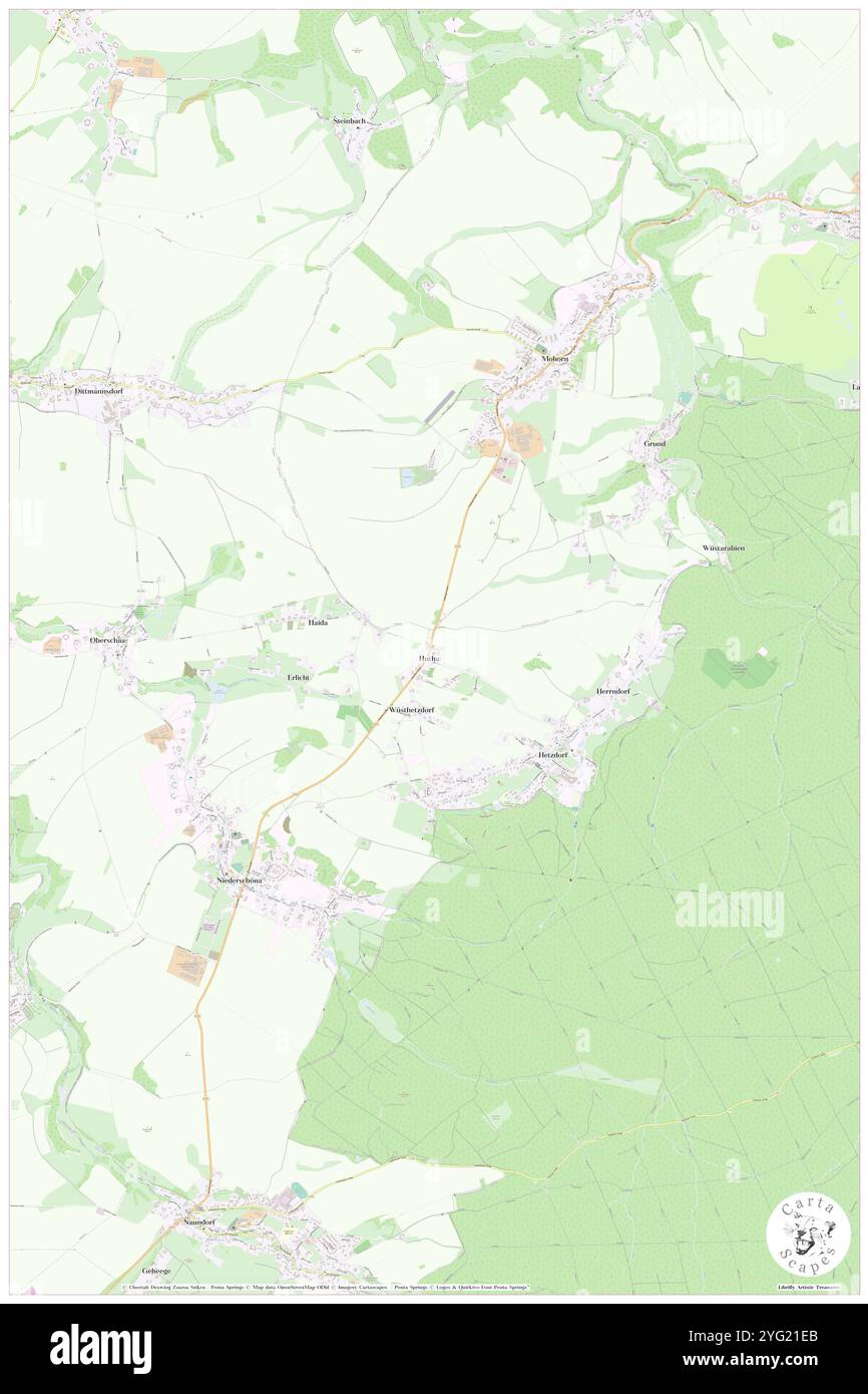 Hutha, DE, Germania, Sassonia, N 50 58' 47'', N 13 26' 44'', mappa, Cartascapes Mappa pubblicata nel 2024. Esplora Cartascapes, una mappa che rivela i diversi paesaggi, culture ed ecosistemi della Terra. Viaggia attraverso il tempo e lo spazio, scoprendo l'interconnessione del passato, del presente e del futuro del nostro pianeta. Foto Stock