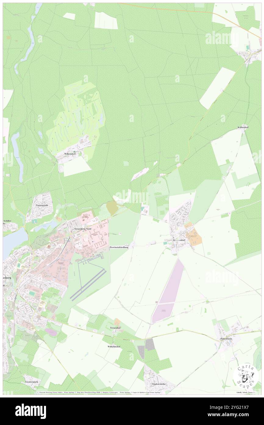 Schutzensee, DE, Germania, Brandeburgo, N 52 36' 0'', N 13 55' 59''', mappa, Cartascapes Mappa pubblicata nel 2024. Esplora Cartascapes, una mappa che rivela i diversi paesaggi, culture ed ecosistemi della Terra. Viaggia attraverso il tempo e lo spazio, scoprendo l'interconnessione del passato, del presente e del futuro del nostro pianeta. Foto Stock