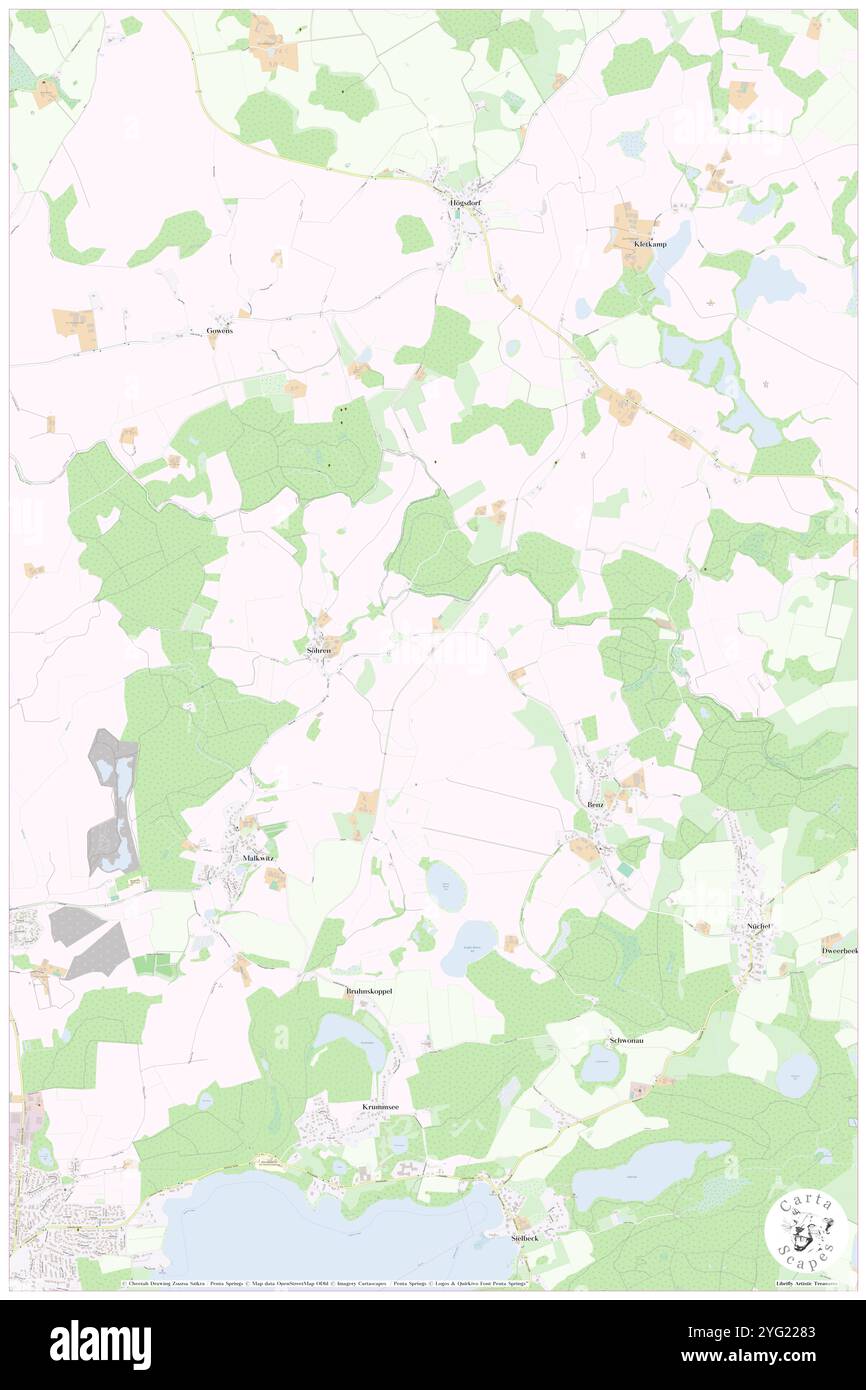 Bahnhof Benz, DE, Germania, Schleswig-Holstein, N 54 13' 14'', N 10 36' 45''', mappa, Cartascapes Mappa pubblicata nel 2024. Esplora Cartascapes, una mappa che rivela i diversi paesaggi, culture ed ecosistemi della Terra. Viaggia attraverso il tempo e lo spazio, scoprendo l'interconnessione del passato, del presente e del futuro del nostro pianeta. Foto Stock