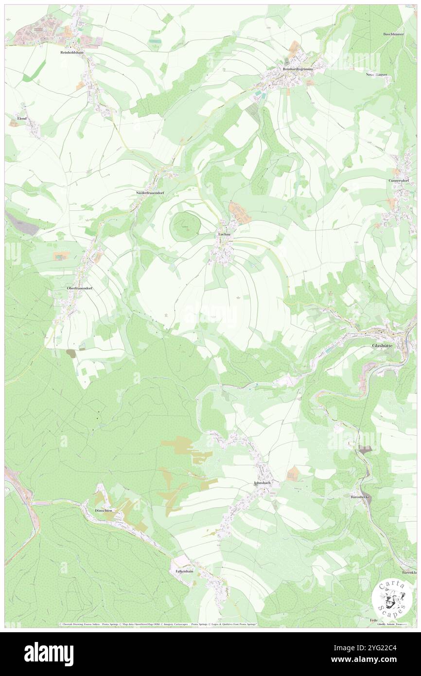 Gleisenberg, DE, Germania, Sassonia, N 50 51' 16'', N 13 44' 5'', mappa, Cartascapes Mappa pubblicata nel 2024. Esplora Cartascapes, una mappa che rivela i diversi paesaggi, culture ed ecosistemi della Terra. Viaggia attraverso il tempo e lo spazio, scoprendo l'interconnessione del passato, del presente e del futuro del nostro pianeta. Foto Stock