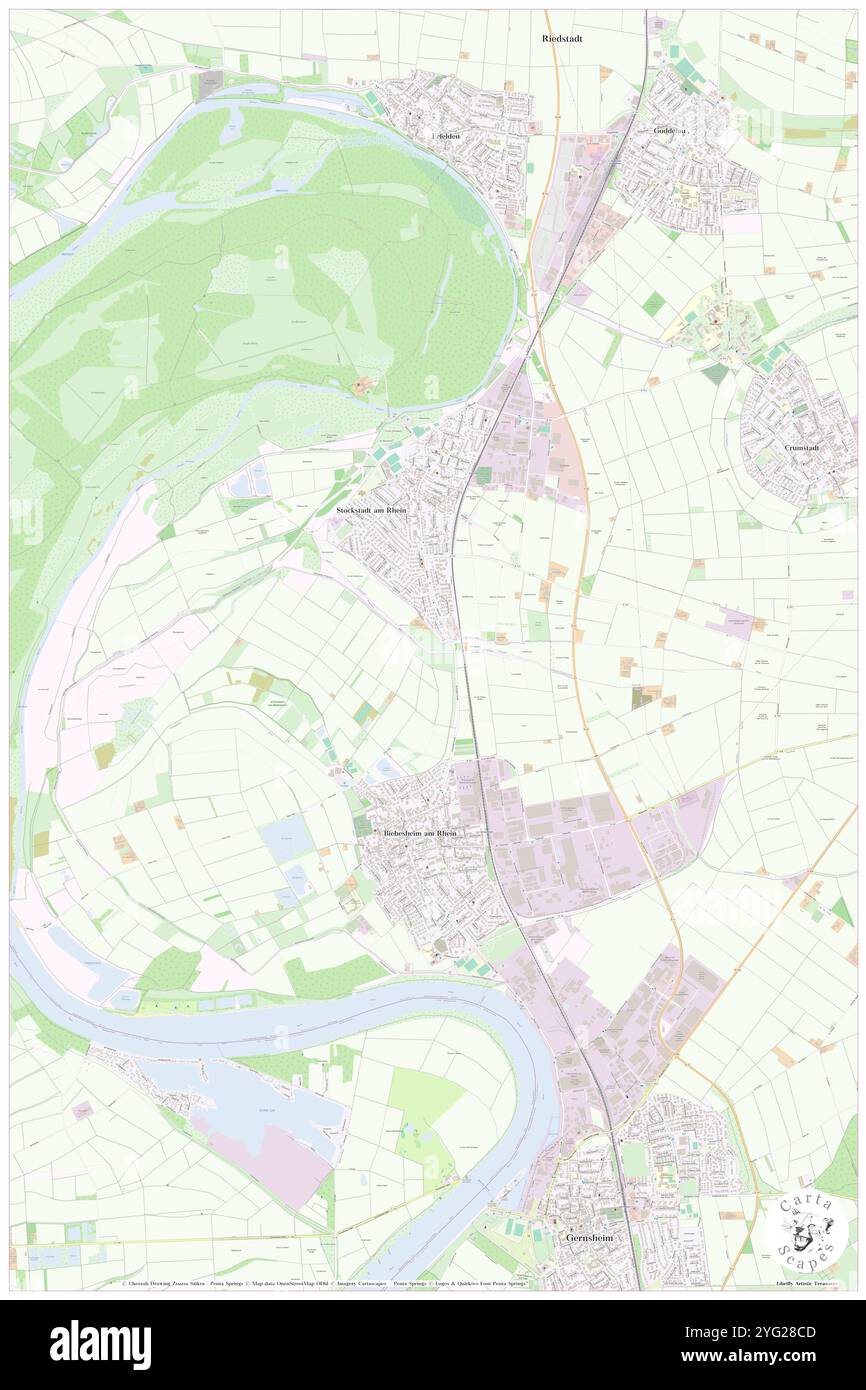 Fanggraben, DE, Germania, Assia, N 49 47' 44'', N 8 28' 3'', mappa, Cartascapes Mappa pubblicata nel 2024. Esplora Cartascapes, una mappa che rivela i diversi paesaggi, culture ed ecosistemi della Terra. Viaggia attraverso il tempo e lo spazio, scoprendo l'interconnessione del passato, del presente e del futuro del nostro pianeta. Foto Stock