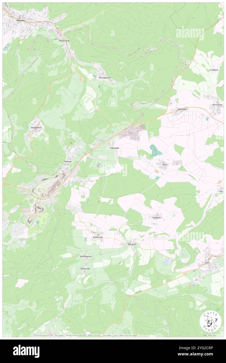 Krebsbacherhof, DE, Germania, Rheinland-Pfalz, N 50 20' 20'', N 6 58' 21''', mappa, Cartascapes Mappa pubblicata nel 2024. Esplora Cartascapes, una mappa che rivela i diversi paesaggi, culture ed ecosistemi della Terra. Viaggia attraverso il tempo e lo spazio, scoprendo l'interconnessione del passato, del presente e del futuro del nostro pianeta. Foto Stock