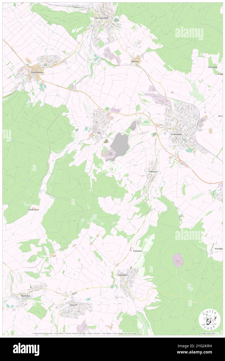 Huehnerkueppel, Regierungsbezirk Kassel, DE, Germania, Assia, N 50 34' 47'', N 9 30' 40'', MAP, Cartascapes Map pubblicata nel 2024. Esplora Cartascapes, una mappa che rivela i diversi paesaggi, culture ed ecosistemi della Terra. Viaggia attraverso il tempo e lo spazio, scoprendo l'interconnessione del passato, del presente e del futuro del nostro pianeta. Foto Stock