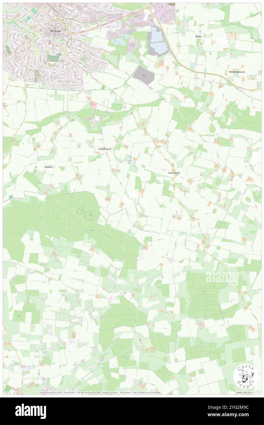 Unterberg Zwei, Regierungsbezirk Münster, DE, Germania, Renania settentrionale-Vestfalia, N 51 42' 54'', N 8 4' 15'', MAP, Cartascapes Map pubblicata nel 2024. Esplora Cartascapes, una mappa che rivela i diversi paesaggi, culture ed ecosistemi della Terra. Viaggia attraverso il tempo e lo spazio, scoprendo l'interconnessione del passato, del presente e del futuro del nostro pianeta. Foto Stock