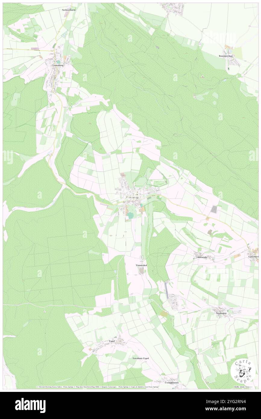 Fredelsloh, DE, Germania, bassa Sassonia, N 51 44' 8'', N 9 47' 18''', mappa, Cartascapes Mappa pubblicata nel 2024. Esplora Cartascapes, una mappa che rivela i diversi paesaggi, culture ed ecosistemi della Terra. Viaggia attraverso il tempo e lo spazio, scoprendo l'interconnessione del passato, del presente e del futuro del nostro pianeta. Foto Stock