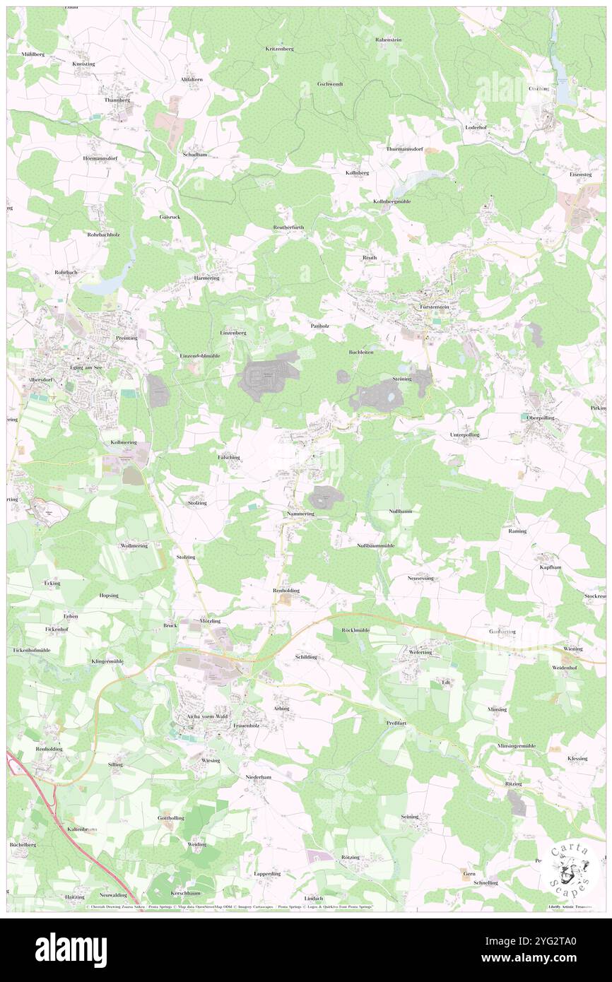 Nammering, bassa Baviera, DE, Germania, Baviera, N 48 42' 7'', N 13 18' 33'', MAP, Cartascapes Map pubblicata nel 2024. Esplora Cartascapes, una mappa che rivela i diversi paesaggi, culture ed ecosistemi della Terra. Viaggia attraverso il tempo e lo spazio, scoprendo l'interconnessione del passato, del presente e del futuro del nostro pianeta. Foto Stock