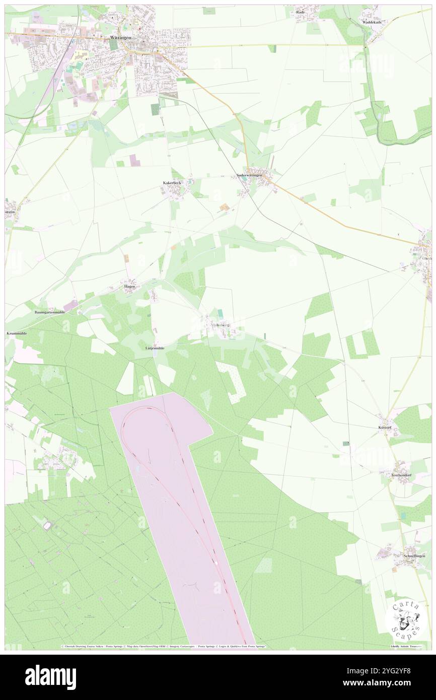 Mahnburg, DE, Germania, bassa Sassonia, N 52 41' 14'', N 10 45' 31''', mappa, Cartascapes Mappa pubblicata nel 2024. Esplora Cartascapes, una mappa che rivela i diversi paesaggi, culture ed ecosistemi della Terra. Viaggia attraverso il tempo e lo spazio, scoprendo l'interconnessione del passato, del presente e del futuro del nostro pianeta. Foto Stock