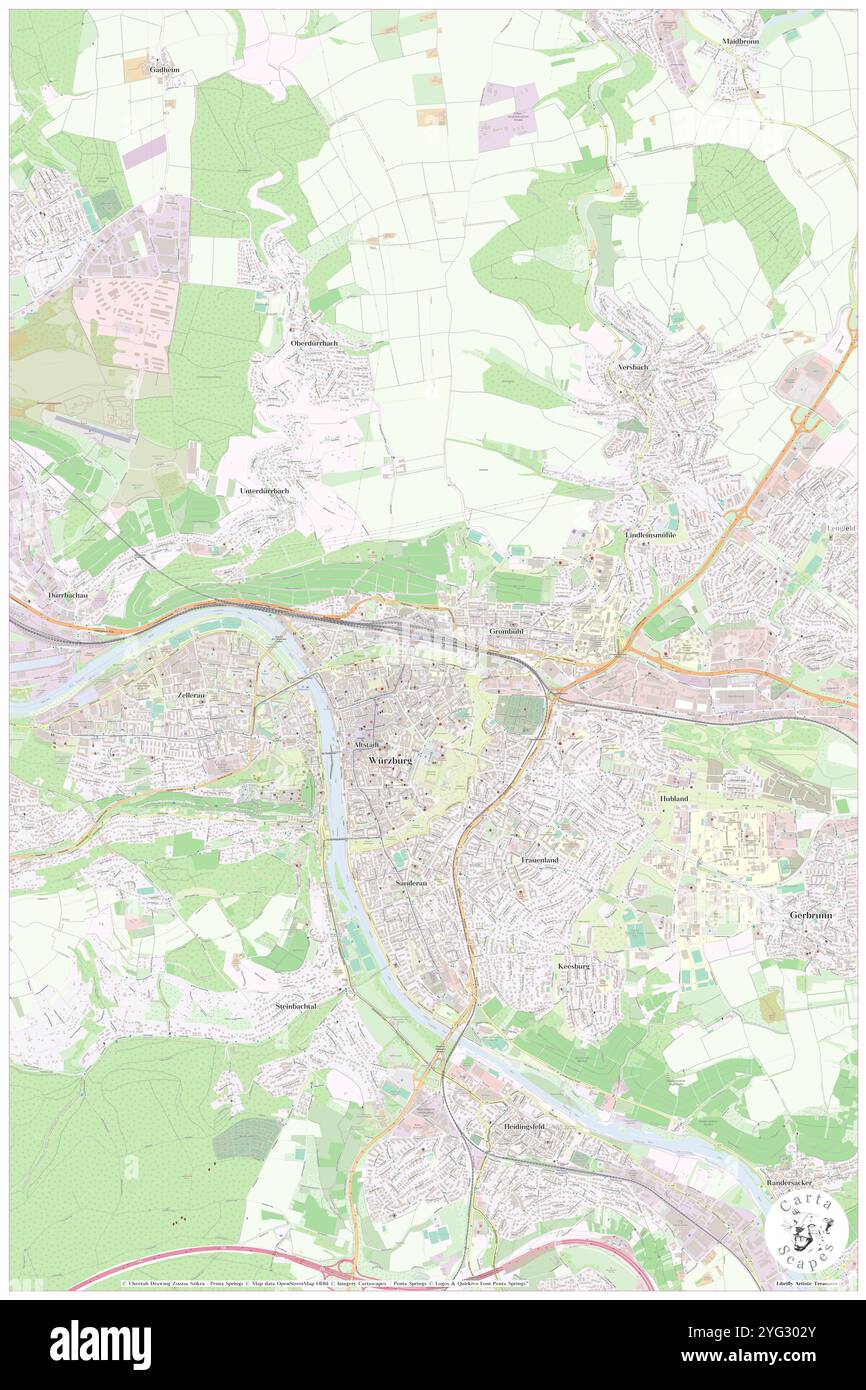 Pleichachbach, DE, Germania, Baviera, N 49 48' 3'', N 9 56' 17'', mappa, Cartascapes Mappa pubblicata nel 2024. Esplora Cartascapes, una mappa che rivela i diversi paesaggi, culture ed ecosistemi della Terra. Viaggia attraverso il tempo e lo spazio, scoprendo l'interconnessione del passato, del presente e del futuro del nostro pianeta. Foto Stock