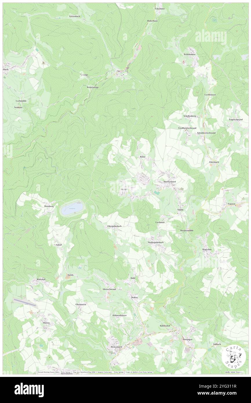 Stehle, regione di Friburgo, DE, Germania, Baden-Wurttemberg, N 47 39' 52'', N 7 58' 57'', MAP, Cartascapes Map pubblicata nel 2024. Esplora Cartascapes, una mappa che rivela i diversi paesaggi, culture ed ecosistemi della Terra. Viaggia attraverso il tempo e lo spazio, scoprendo l'interconnessione del passato, del presente e del futuro del nostro pianeta. Foto Stock