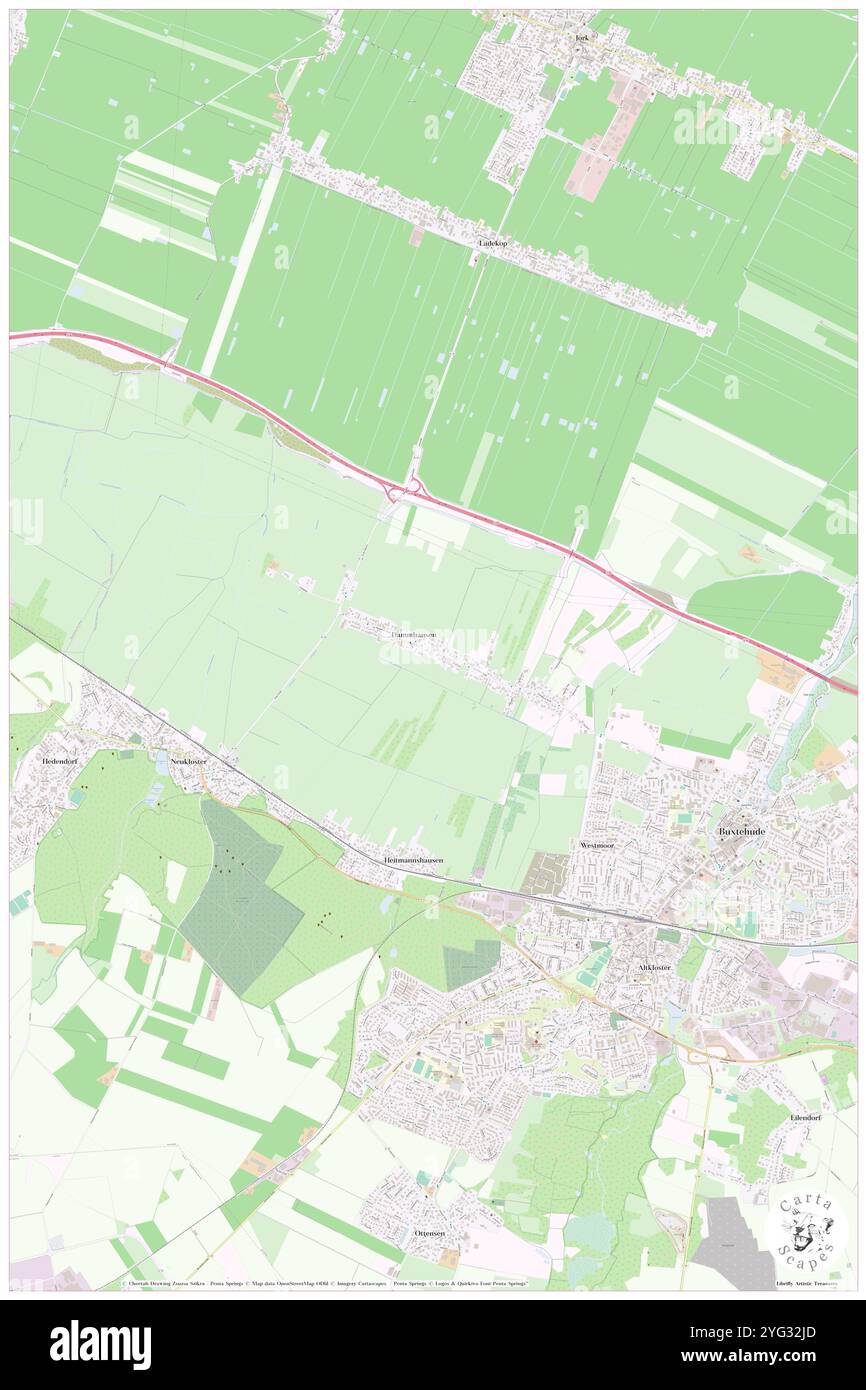 Dammhausen, DE, Germania, bassa Sassonia, N 53 29' 22'', N 9 39' 49'', mappa, Cartascapes Mappa pubblicata nel 2024. Esplora Cartascapes, una mappa che rivela i diversi paesaggi, culture ed ecosistemi della Terra. Viaggia attraverso il tempo e lo spazio, scoprendo l'interconnessione del passato, del presente e del futuro del nostro pianeta. Foto Stock