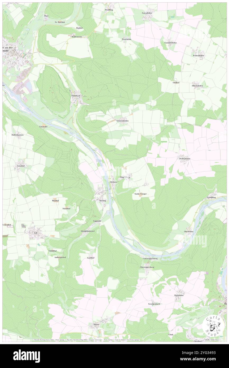 Hennenbugl, bassa Baviera, DE, Germania, Baviera, N 49 0' 0'', N 11 37' 59'', MAP, Cartascapes Map pubblicata nel 2024. Esplora Cartascapes, una mappa che rivela i diversi paesaggi, culture ed ecosistemi della Terra. Viaggia attraverso il tempo e lo spazio, scoprendo l'interconnessione del passato, del presente e del futuro del nostro pianeta. Foto Stock