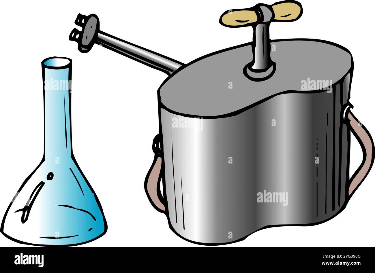 Atomizzatore sulla spalla Foto Stock