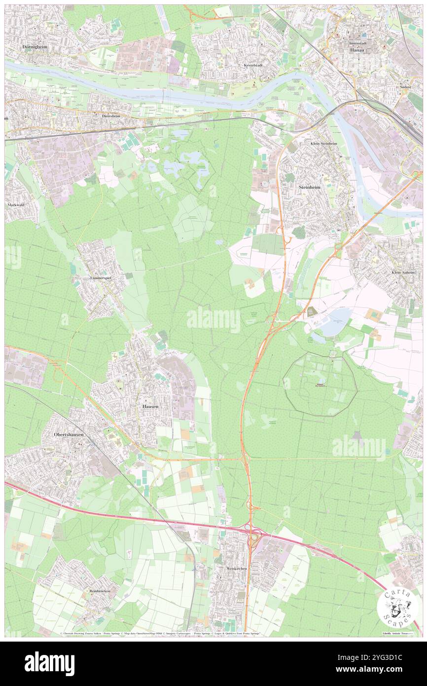 Neuheege, DE, Germania, Assia, N 50 5' 27'', N 8 52' 56'', mappa, Cartascapes Mappa pubblicata nel 2024. Esplora Cartascapes, una mappa che rivela i diversi paesaggi, culture ed ecosistemi della Terra. Viaggia attraverso il tempo e lo spazio, scoprendo l'interconnessione del passato, del presente e del futuro del nostro pianeta. Foto Stock