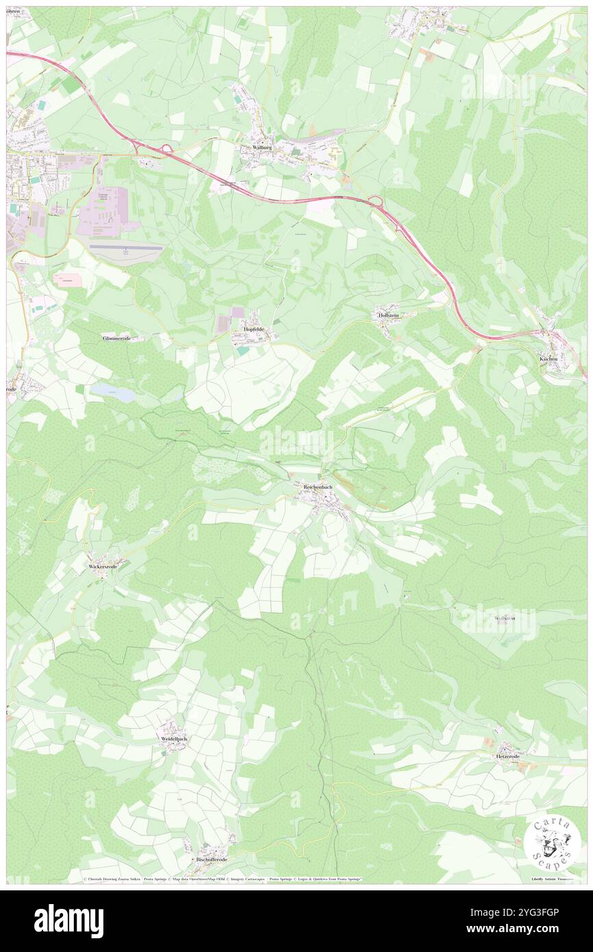 Grosser Rohrberg, Regierungsbezirk Kassel, DE, Germania, Assia, N 51 10' 2'', N 9 46' 22'', MAP, Cartascapes Map pubblicata nel 2024. Esplora Cartascapes, una mappa che rivela i diversi paesaggi, culture ed ecosistemi della Terra. Viaggia attraverso il tempo e lo spazio, scoprendo l'interconnessione del passato, del presente e del futuro del nostro pianeta. Foto Stock