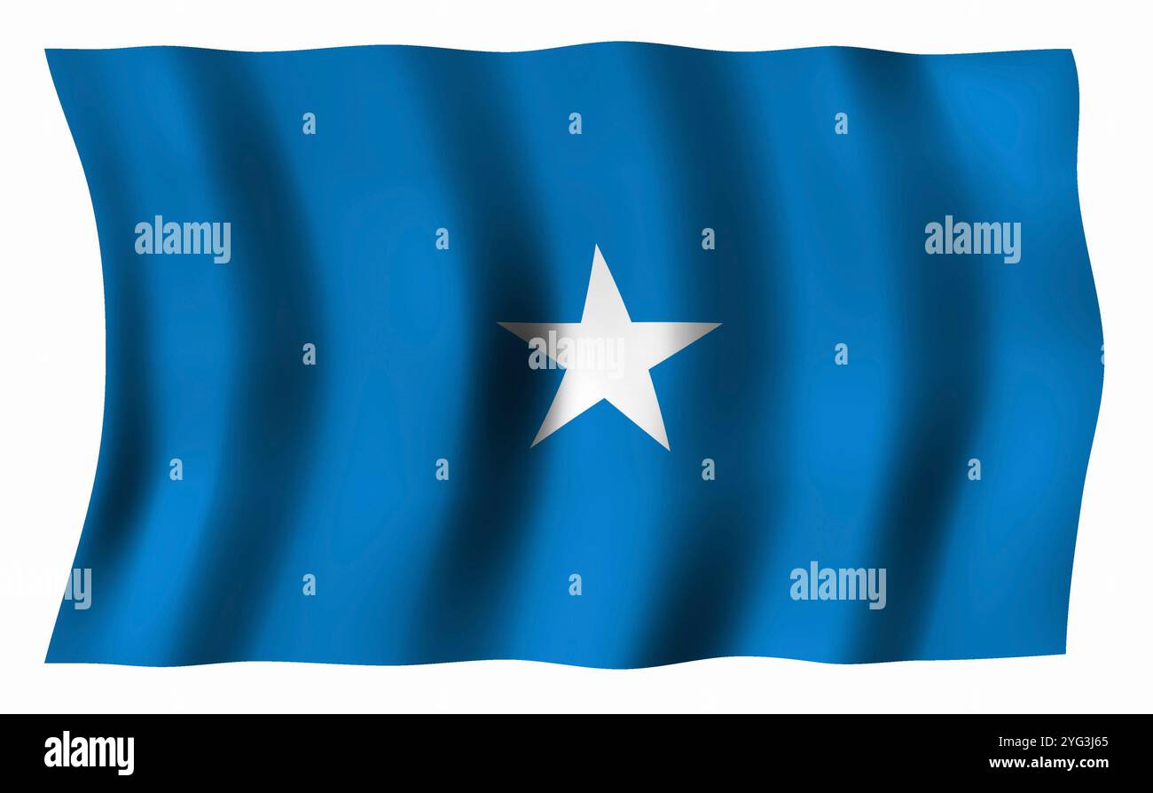 Bandiera somala Foto Stock