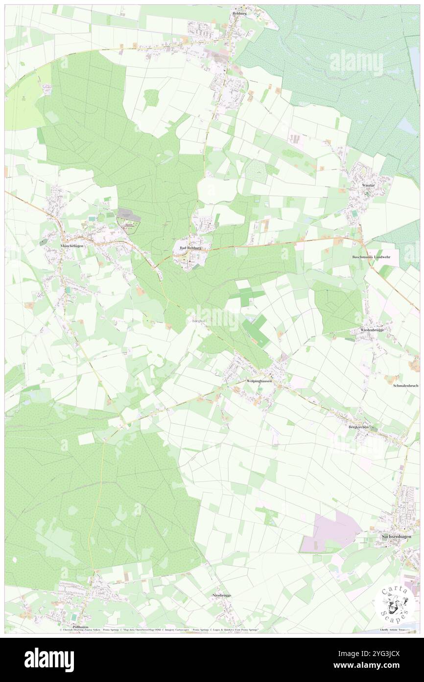 Rehburger Berge, DE, Germania, bassa Sassonia, N 52 25' 43'', N 9 13' 17'', mappa, Cartascapes Mappa pubblicata nel 2024. Esplora Cartascapes, una mappa che rivela i diversi paesaggi, culture ed ecosistemi della Terra. Viaggia attraverso il tempo e lo spazio, scoprendo l'interconnessione del passato, del presente e del futuro del nostro pianeta. Foto Stock