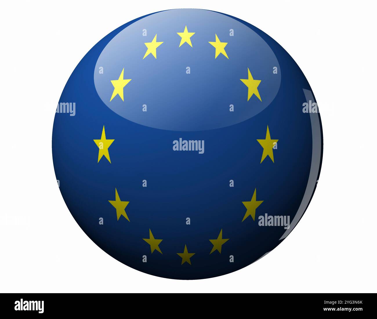 Bandiera della Comunità europea Foto Stock