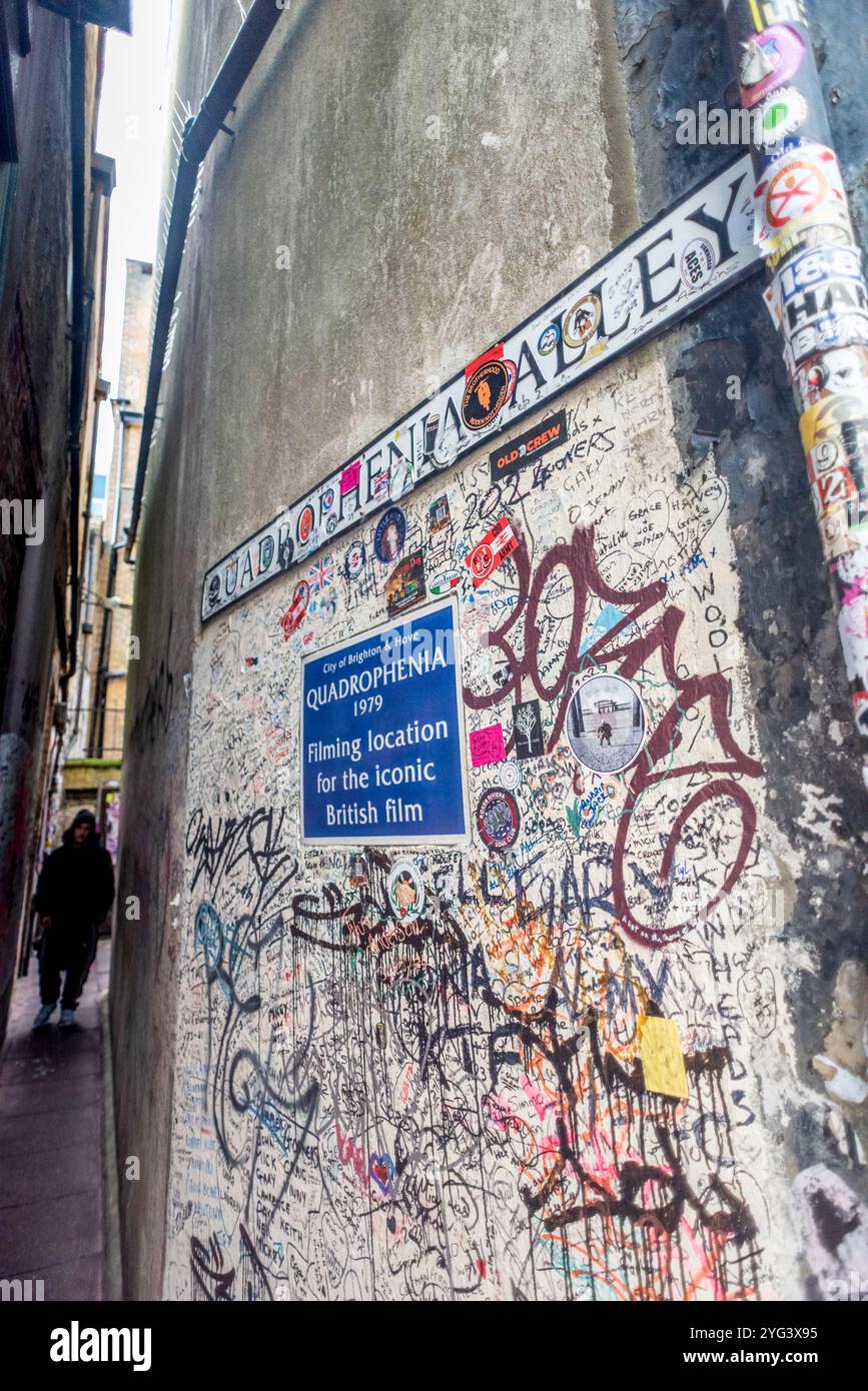 Brighton, 4 novembre 2024: Quadrophenia Alley Foto Stock