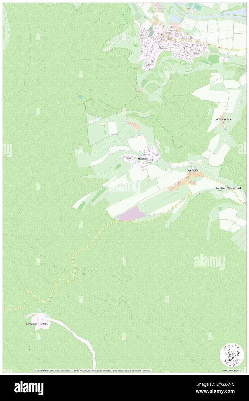 Atzelrode, Regierungsbezirk Kassel, DE, Germania, Assia, N 50 59' 15'', N 9 40' 55'', MAP, Cartascapes Map pubblicata nel 2024. Esplora Cartascapes, una mappa che rivela i diversi paesaggi, culture ed ecosistemi della Terra. Viaggia attraverso il tempo e lo spazio, scoprendo l'interconnessione del passato, del presente e del futuro del nostro pianeta. Foto Stock