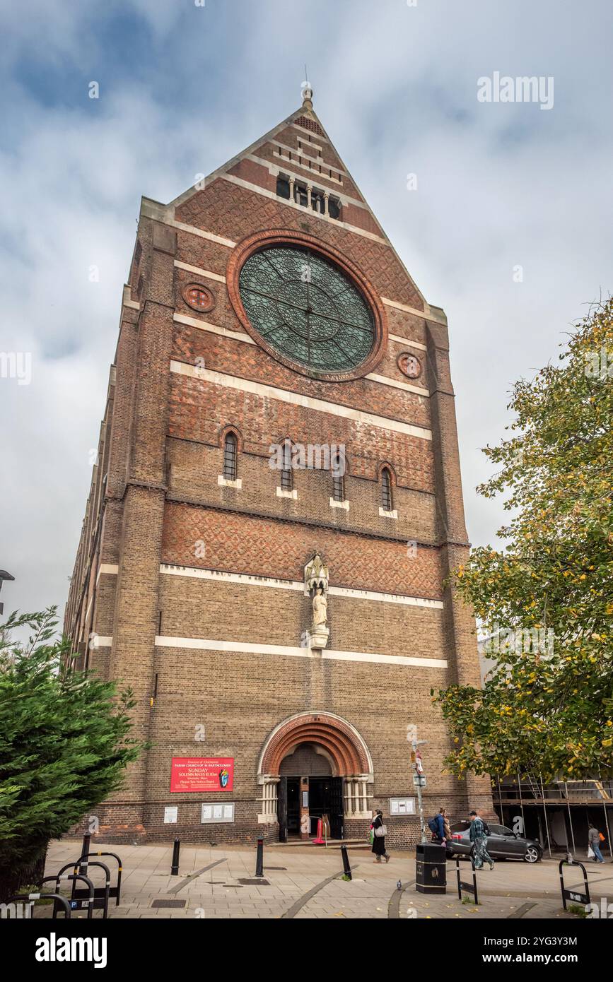 Brighton, 5 novembre 2024: St Bartholomews Church, la chiesa parrocchiale più alta d'Inghilterra Foto Stock