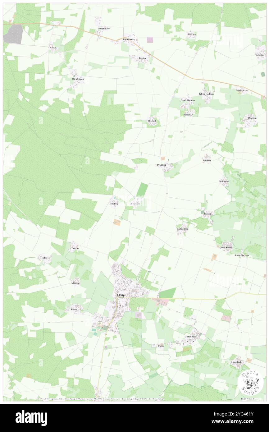 Beseland, DE, Germania, bassa Sassonia, N 52 57' 31'', N 10 57' 39'', mappa, Cartascapes Mappa pubblicata nel 2024. Esplora Cartascapes, una mappa che rivela i diversi paesaggi, culture ed ecosistemi della Terra. Viaggia attraverso il tempo e lo spazio, scoprendo l'interconnessione del passato, del presente e del futuro del nostro pianeta. Foto Stock