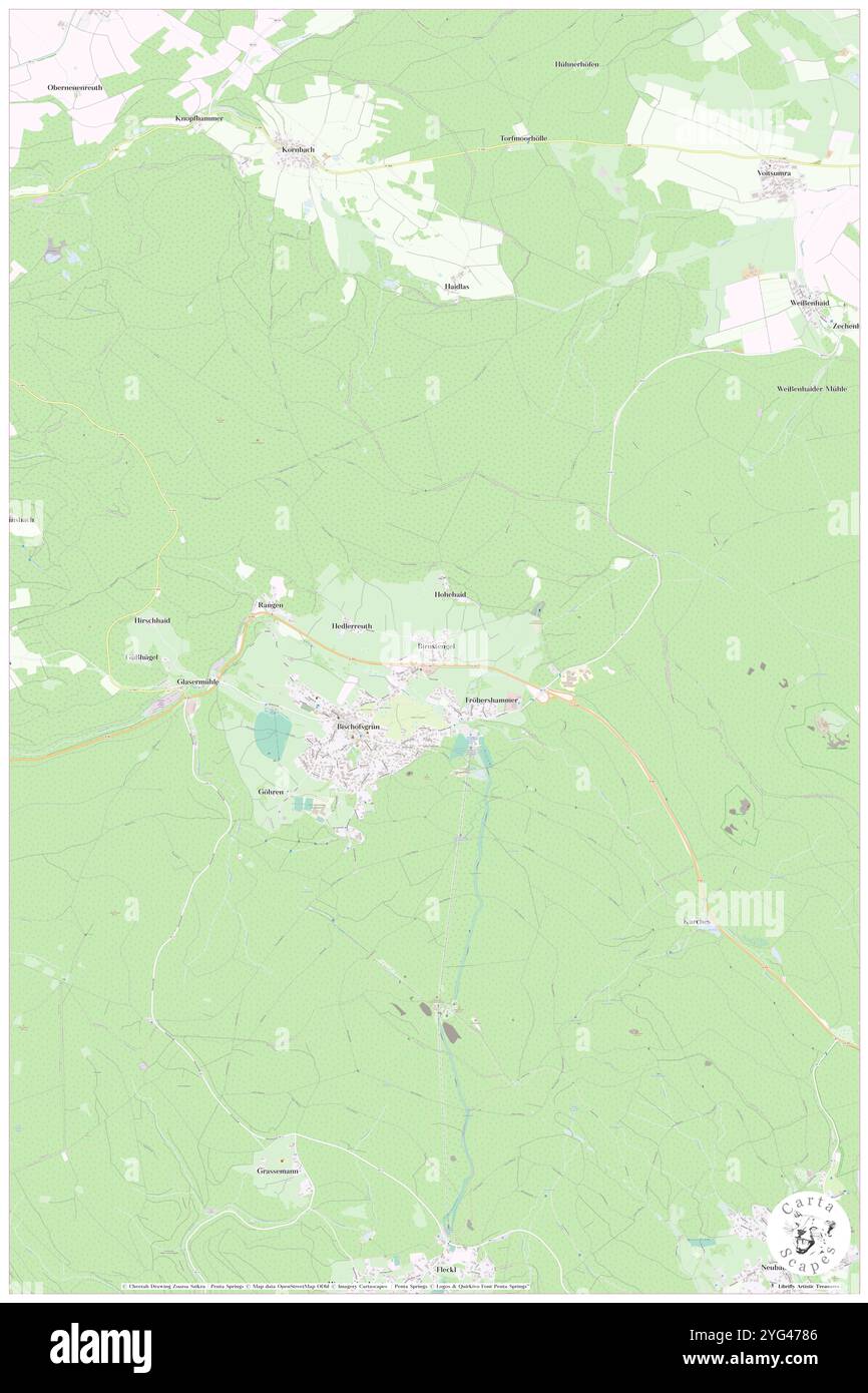 Birnstengel, alta Franconia, DE, Germania, Baviera, N 50 3' 28'', N 11 48' 25'', MAP, Cartascapes Map pubblicata nel 2024. Esplora Cartascapes, una mappa che rivela i diversi paesaggi, culture ed ecosistemi della Terra. Viaggia attraverso il tempo e lo spazio, scoprendo l'interconnessione del passato, del presente e del futuro del nostro pianeta. Foto Stock