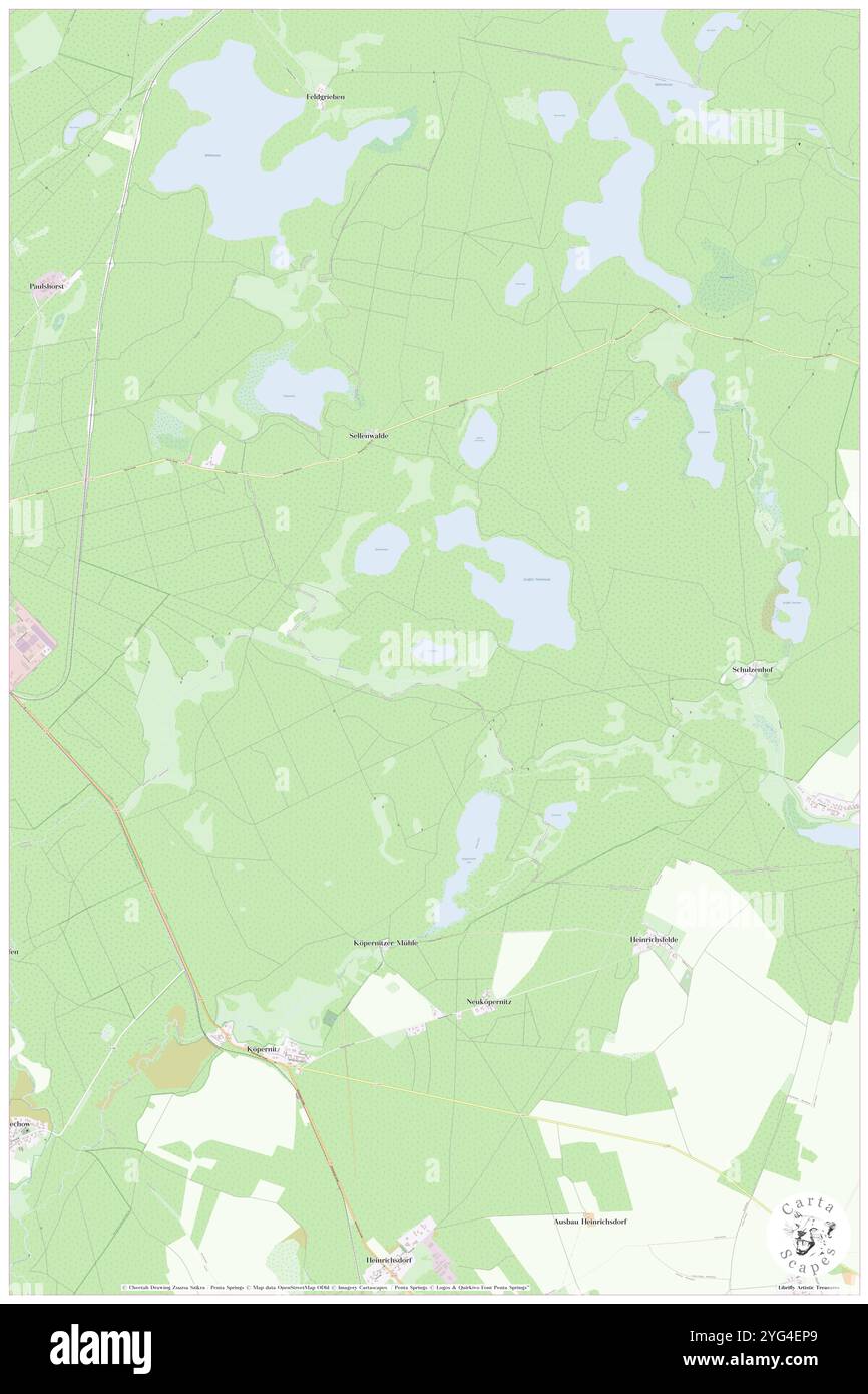 Wotzen SEE, DE, Germania, Brandeburgo, N 53 5' 20'', N 12 57' 38'', mappa, Cartascapes Mappa pubblicata nel 2024. Esplora Cartascapes, una mappa che rivela i diversi paesaggi, culture ed ecosistemi della Terra. Viaggia attraverso il tempo e lo spazio, scoprendo l'interconnessione del passato, del presente e del futuro del nostro pianeta. Foto Stock