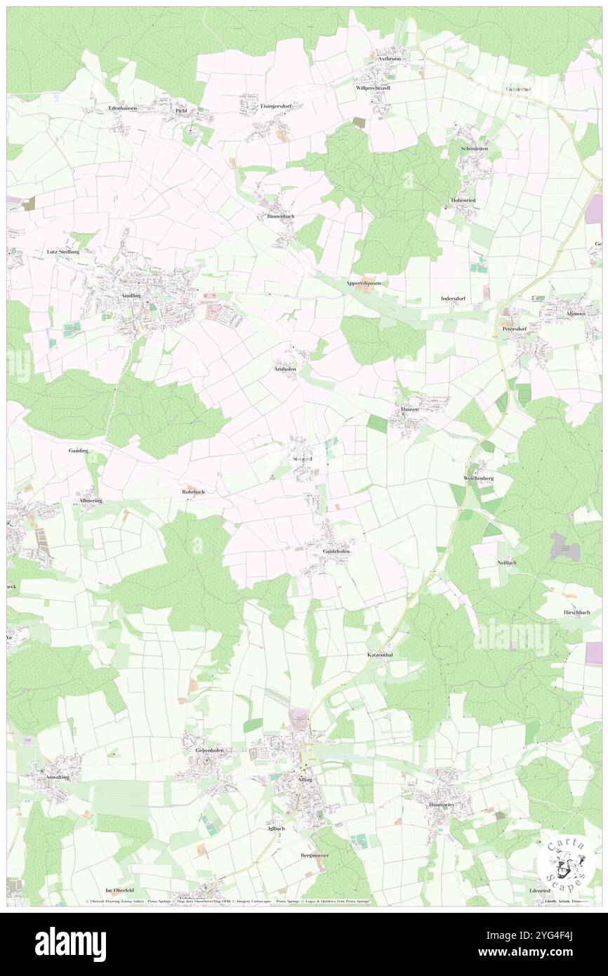 Stotzard, Svevia, Germania, Baviera, N 48 29' 38'', N 10 58' 55'', MAP, Cartascapes Map pubblicata nel 2024. Esplora Cartascapes, una mappa che rivela i diversi paesaggi, culture ed ecosistemi della Terra. Viaggia attraverso il tempo e lo spazio, scoprendo l'interconnessione del passato, del presente e del futuro del nostro pianeta. Foto Stock