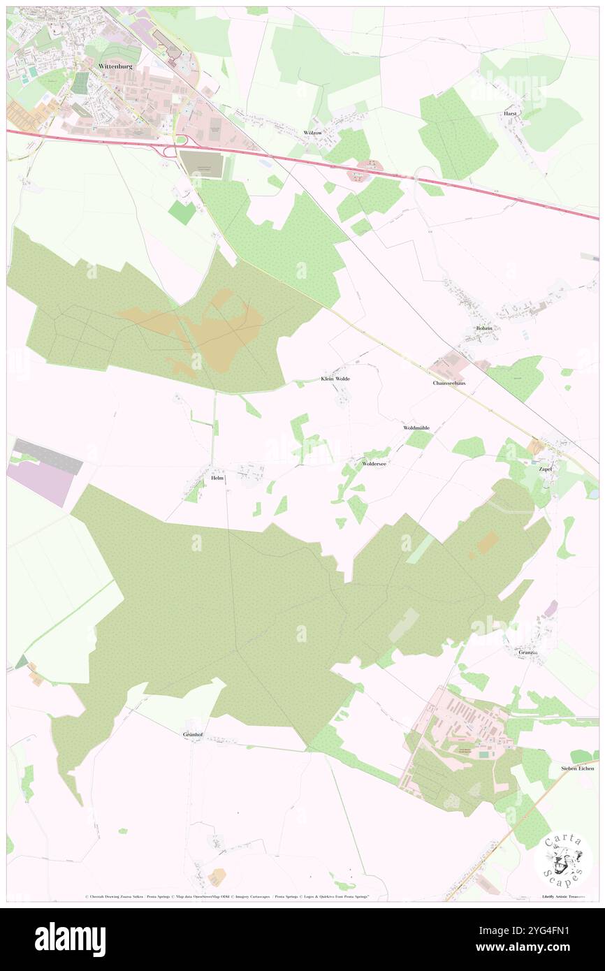 Ziegelberg, DE, Germania, Meclemburgo-Vorpommern, N 53 28' 0'', N 11 7' 0''', mappa, Cartascapes Mappa pubblicata nel 2024. Esplora Cartascapes, una mappa che rivela i diversi paesaggi, culture ed ecosistemi della Terra. Viaggia attraverso il tempo e lo spazio, scoprendo l'interconnessione del passato, del presente e del futuro del nostro pianeta. Foto Stock