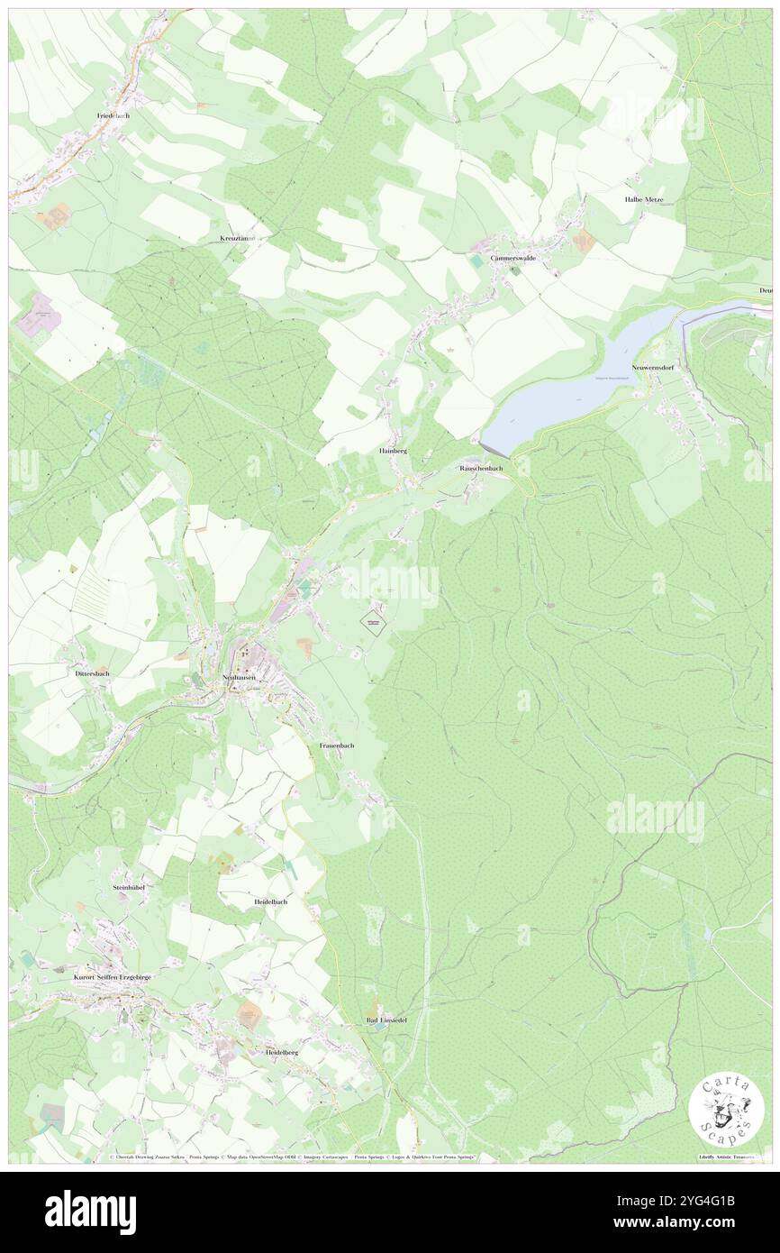 Goldhuebel, DE, Germania, Sassonia, N 50 40' 57'', N 13 29' 12'', mappa, Cartascapes Mappa pubblicata nel 2024. Esplora Cartascapes, una mappa che rivela i diversi paesaggi, culture ed ecosistemi della Terra. Viaggia attraverso il tempo e lo spazio, scoprendo l'interconnessione del passato, del presente e del futuro del nostro pianeta. Foto Stock