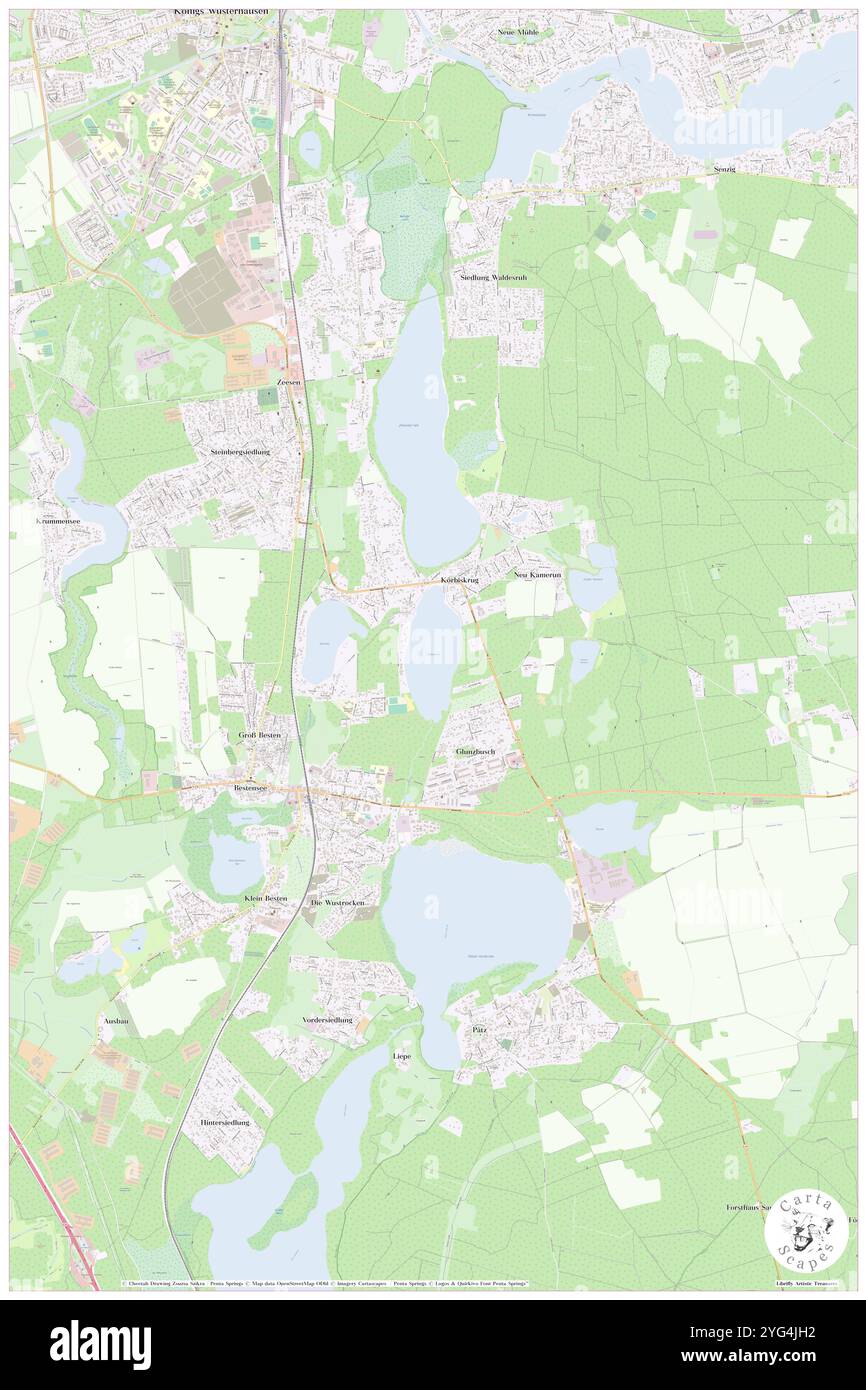 Todnitz, DE, Germania, Brandeburgo, N 52 15' 10'', N 13 38' 58'', mappa, Cartascapes Mappa pubblicata nel 2024. Esplora Cartascapes, una mappa che rivela i diversi paesaggi, culture ed ecosistemi della Terra. Viaggia attraverso il tempo e lo spazio, scoprendo l'interconnessione del passato, del presente e del futuro del nostro pianeta. Foto Stock