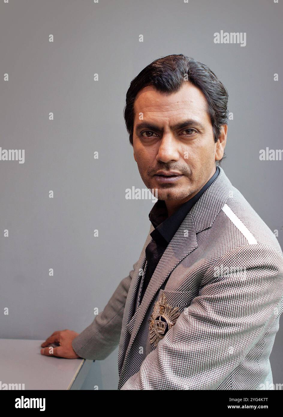 Nawazuddin Siddiqui dopo la prima di manto durante il Festival di Cannes 2018. Foto Stock