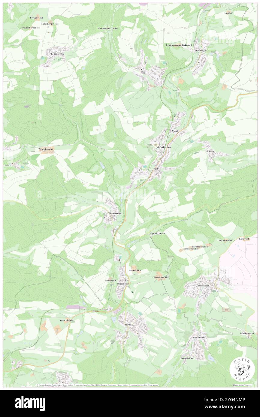 Saal, DE, Germania, Saarland, N 49 27' 43'', N 7 14' 51'', mappa, Cartascapes Mappa pubblicata nel 2024. Esplora Cartascapes, una mappa che rivela i diversi paesaggi, culture ed ecosistemi della Terra. Viaggia attraverso il tempo e lo spazio, scoprendo l'interconnessione del passato, del presente e del futuro del nostro pianeta. Foto Stock