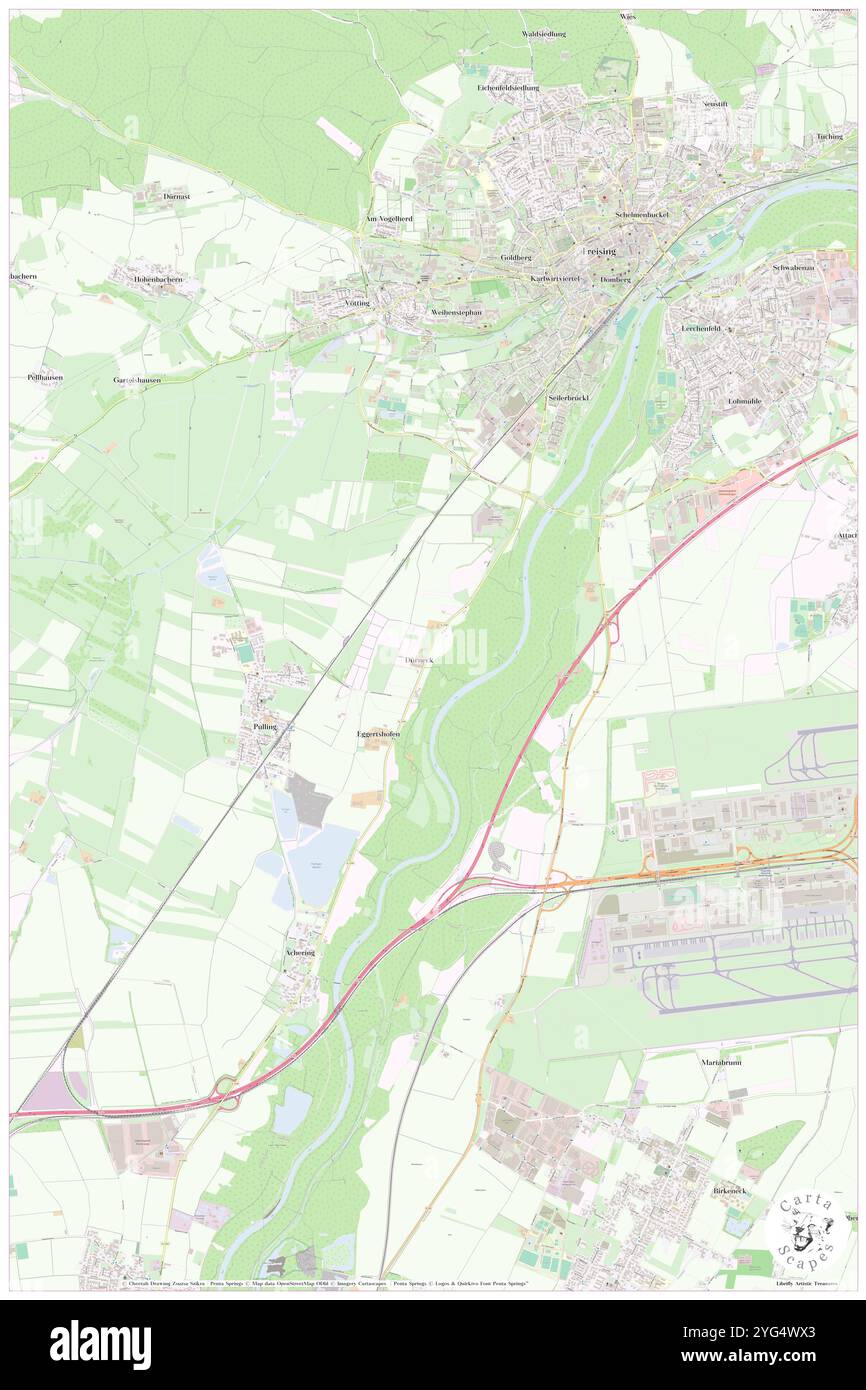 Durneck, alta Baviera, DE, Germania, Baviera, N 48 22' 9'', N 11 43' 27'', MAP, Cartascapes Map pubblicata nel 2024. Esplora Cartascapes, una mappa che rivela i diversi paesaggi, culture ed ecosistemi della Terra. Viaggia attraverso il tempo e lo spazio, scoprendo l'interconnessione del passato, del presente e del futuro del nostro pianeta. Foto Stock