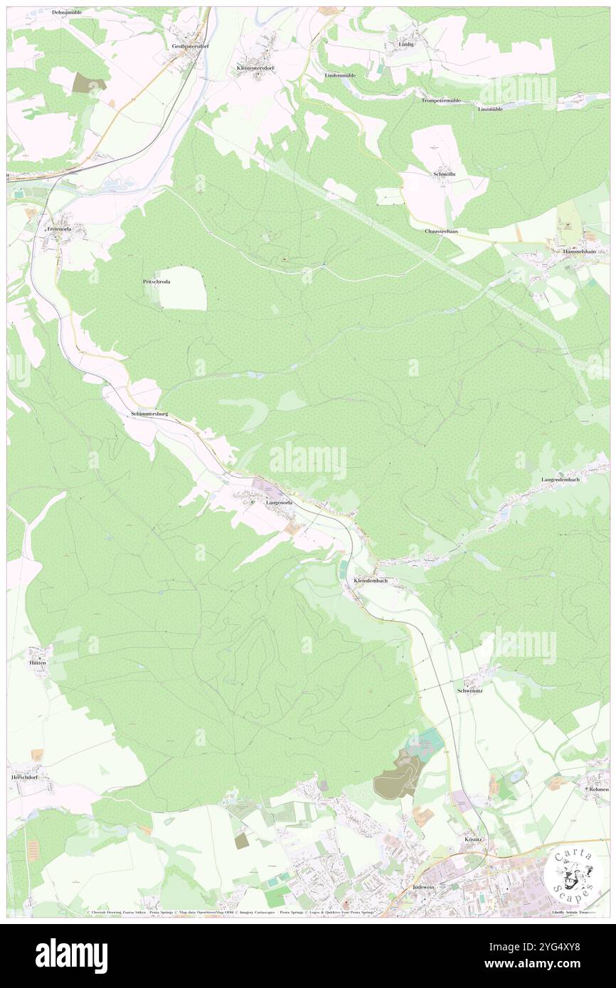 Ziegelberg, DE, Germania, Turingia, N 50 44' 42'', N 11 35' 3'', mappa, Cartascapes Mappa pubblicata nel 2024. Esplora Cartascapes, una mappa che rivela i diversi paesaggi, culture ed ecosistemi della Terra. Viaggia attraverso il tempo e lo spazio, scoprendo l'interconnessione del passato, del presente e del futuro del nostro pianeta. Foto Stock