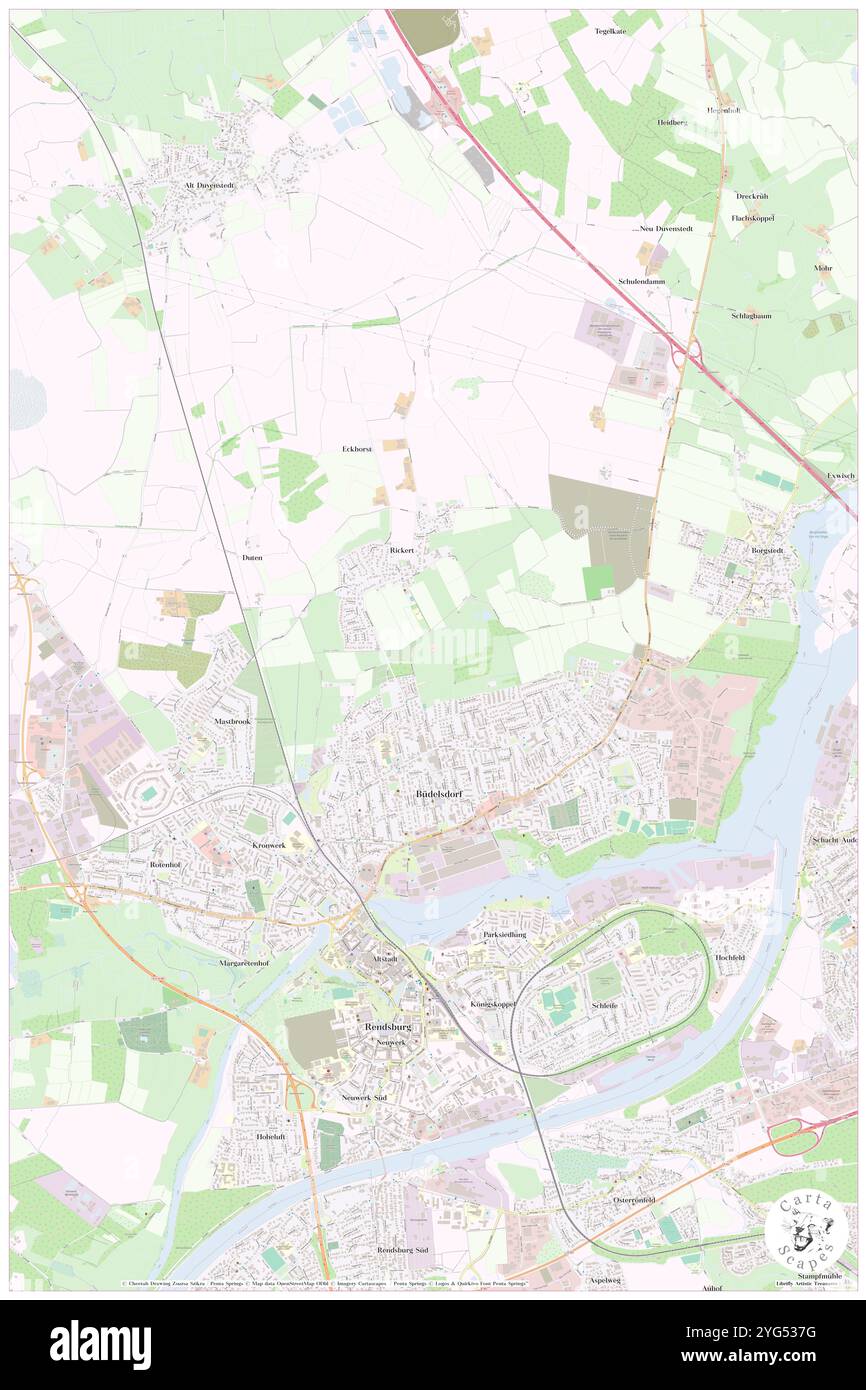 NDB-Funkfeuer HN, DE, Germania, Schleswig-Holstein, N 54 19' 34'', N 9 40' 13'', mappa, Cartascapes Mappa pubblicata nel 2024. Esplora Cartascapes, una mappa che rivela i diversi paesaggi, culture ed ecosistemi della Terra. Viaggia attraverso il tempo e lo spazio, scoprendo l'interconnessione del passato, del presente e del futuro del nostro pianeta. Foto Stock