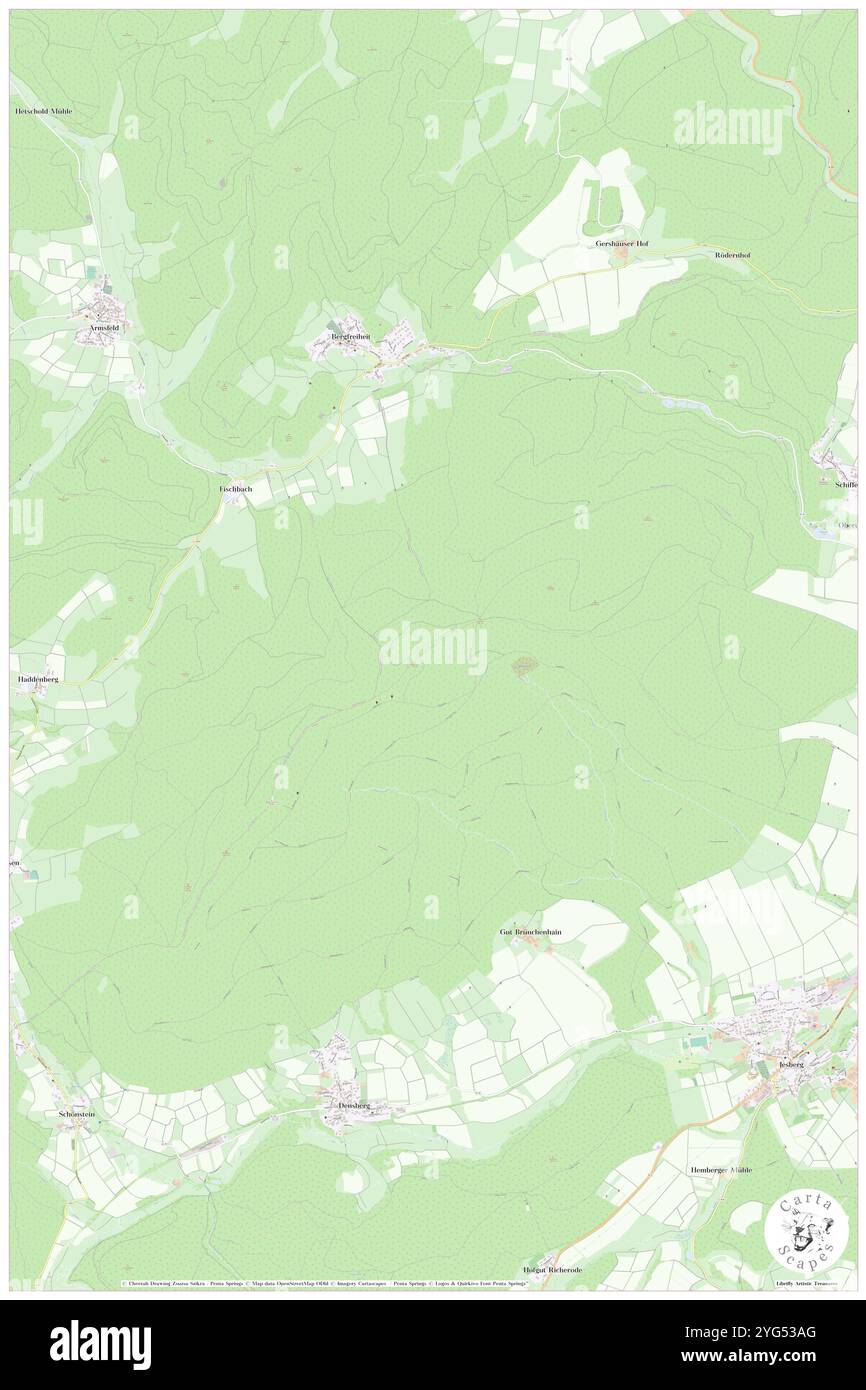 Kellerwald, Regierungsbezirk Kassel, DE, Germania, Assia, N 51 1' 37'', N 9 6' 11'', MAP, Cartascapes Map pubblicata nel 2024. Esplora Cartascapes, una mappa che rivela i diversi paesaggi, culture ed ecosistemi della Terra. Viaggia attraverso il tempo e lo spazio, scoprendo l'interconnessione del passato, del presente e del futuro del nostro pianeta. Foto Stock