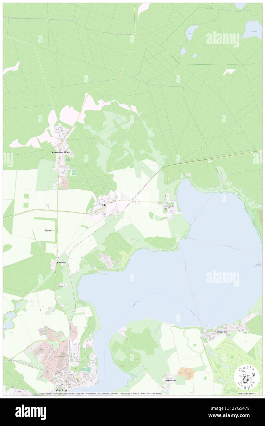 Nossentin, DE, Germania, Meclemburgo-Vorpommern, N 53 31' 17'', N 12 27' 7'', mappa, Cartascapes Mappa pubblicata nel 2024. Esplora Cartascapes, una mappa che rivela i diversi paesaggi, culture ed ecosistemi della Terra. Viaggia attraverso il tempo e lo spazio, scoprendo l'interconnessione del passato, del presente e del futuro del nostro pianeta. Foto Stock