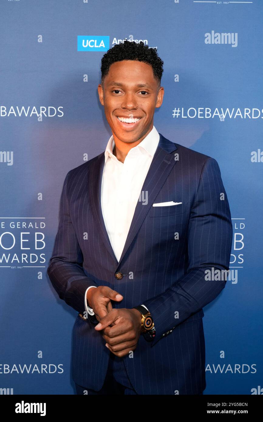 Jarred Hill durante i Gerald Loeb Awards 2024 presentati da UCLA Anderson, tenutosi presso la Rainbow Room di New York, New York, USA, giovedì 10 ottobre 2024. Credito: Jennifer Graylock-Graylock.com Foto Stock