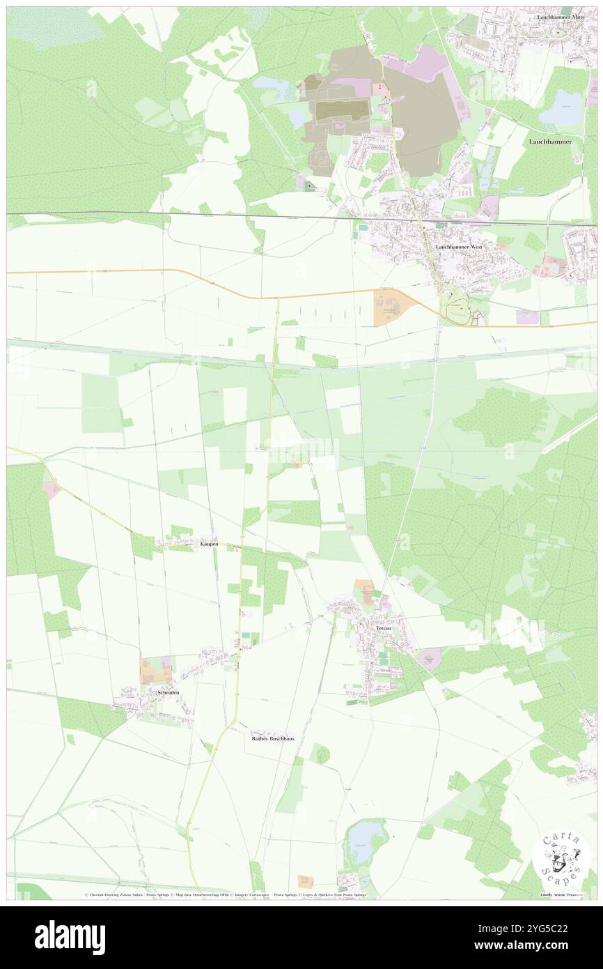 Vorwerk Schradenau, DE, Germania, Brandeburgo, N 51 27' 0'', N 13 43' 0'', mappa, Cartascapes Mappa pubblicata nel 2024. Esplora Cartascapes, una mappa che rivela i diversi paesaggi, culture ed ecosistemi della Terra. Viaggia attraverso il tempo e lo spazio, scoprendo l'interconnessione del passato, del presente e del futuro del nostro pianeta. Foto Stock