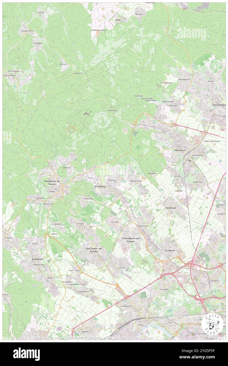 Schoenberg, Regierungsbezirk Gießen, DE, Germania, Assia, N 50 43' 23'', N 8 57' 22'', MAP, Cartascapes Map pubblicata nel 2024. Esplora Cartascapes, una mappa che rivela i diversi paesaggi, culture ed ecosistemi della Terra. Viaggia attraverso il tempo e lo spazio, scoprendo l'interconnessione del passato, del presente e del futuro del nostro pianeta. Foto Stock