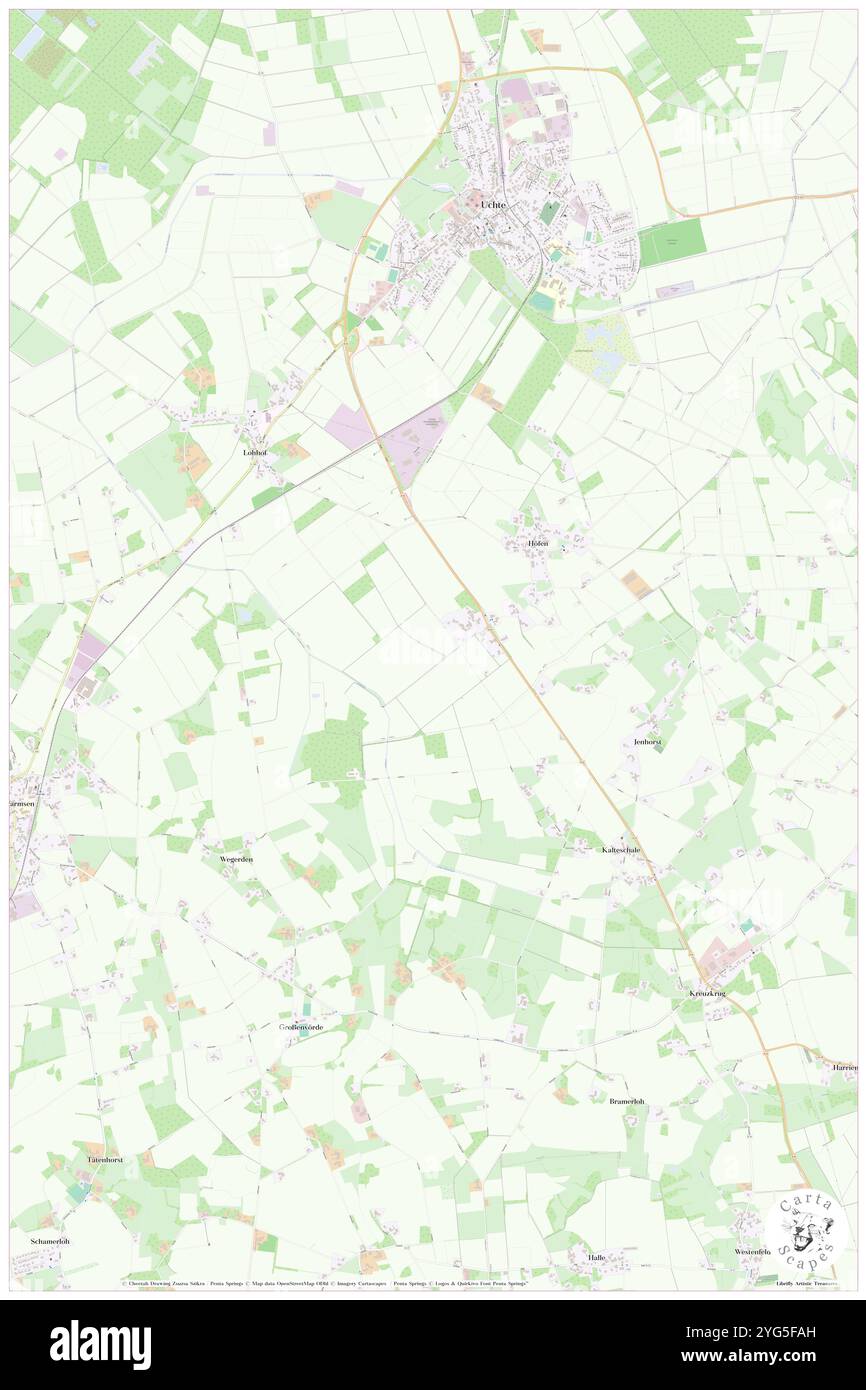 Horstmeyer, DE, Germania, bassa Sassonia, N 52 28' 0'', N 8 54' 0'', mappa, Cartascapes Mappa pubblicata nel 2024. Esplora Cartascapes, una mappa che rivela i diversi paesaggi, culture ed ecosistemi della Terra. Viaggia attraverso il tempo e lo spazio, scoprendo l'interconnessione del passato, del presente e del futuro del nostro pianeta. Foto Stock