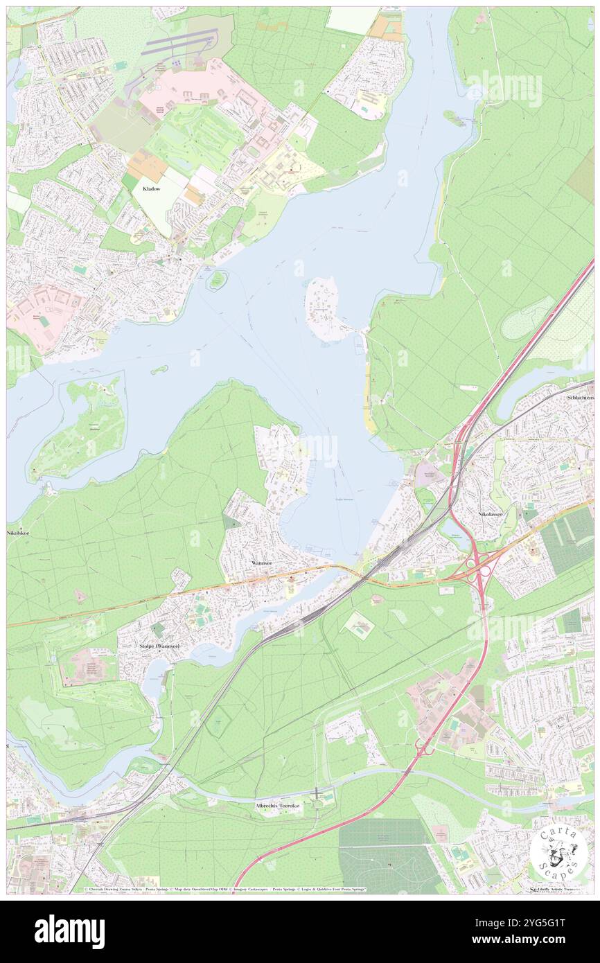 Wannsee Conference, DE, Germania, Berlino, N 52 25' 58'', N 13 9' 55'', mappa, Cartascapes Mappa pubblicata nel 2024. Esplora Cartascapes, una mappa che rivela i diversi paesaggi, culture ed ecosistemi della Terra. Viaggia attraverso il tempo e lo spazio, scoprendo l'interconnessione del passato, del presente e del futuro del nostro pianeta. Foto Stock