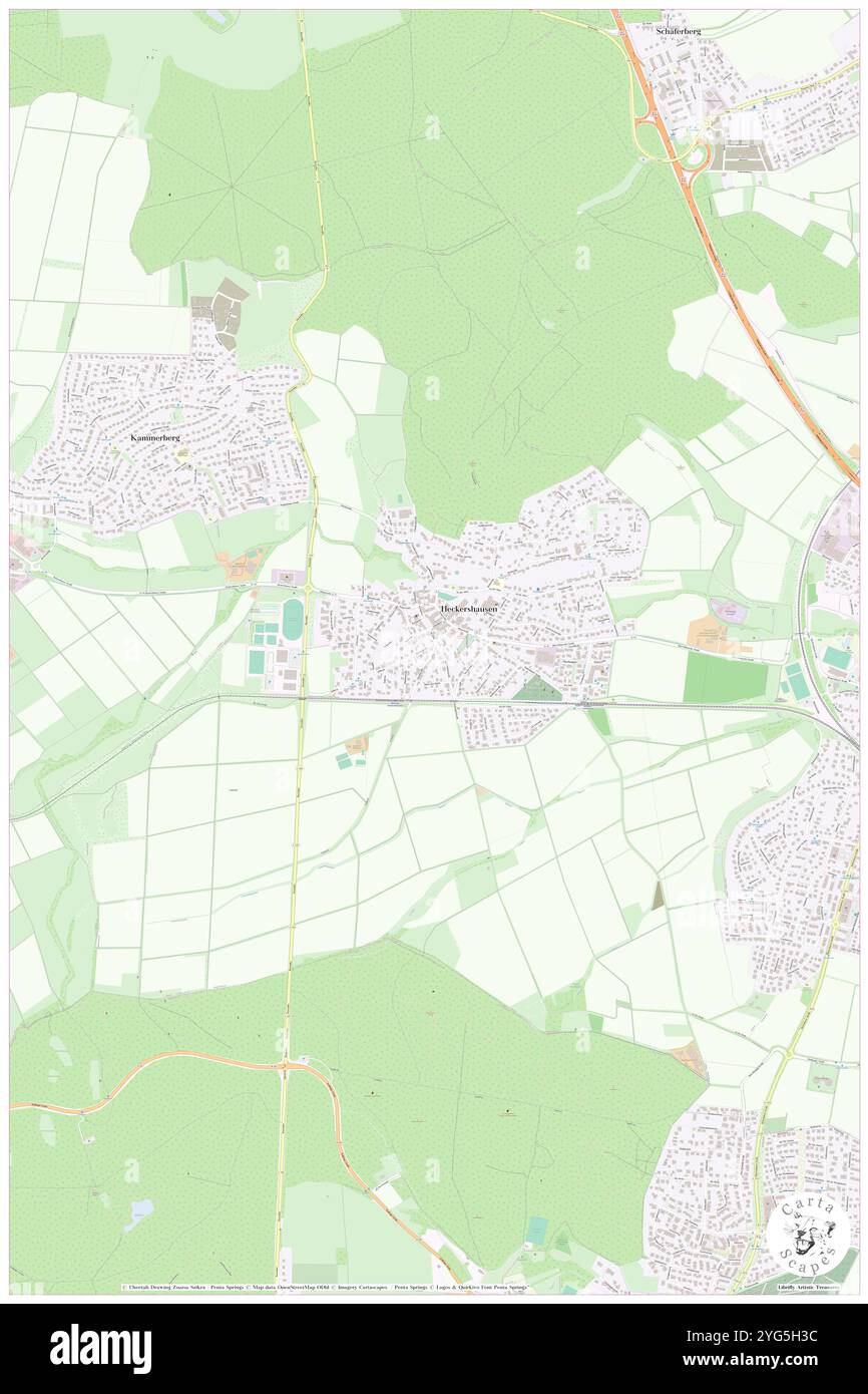 Heckershausen, Regierungsbezirk Kassel, DE, Germania, Assia, N 51 21' 57'', N 9 25' 24''', MAP, Cartascapes Map pubblicata nel 2024. Esplora Cartascapes, una mappa che rivela i diversi paesaggi, culture ed ecosistemi della Terra. Viaggia attraverso il tempo e lo spazio, scoprendo l'interconnessione del passato, del presente e del futuro del nostro pianeta. Foto Stock