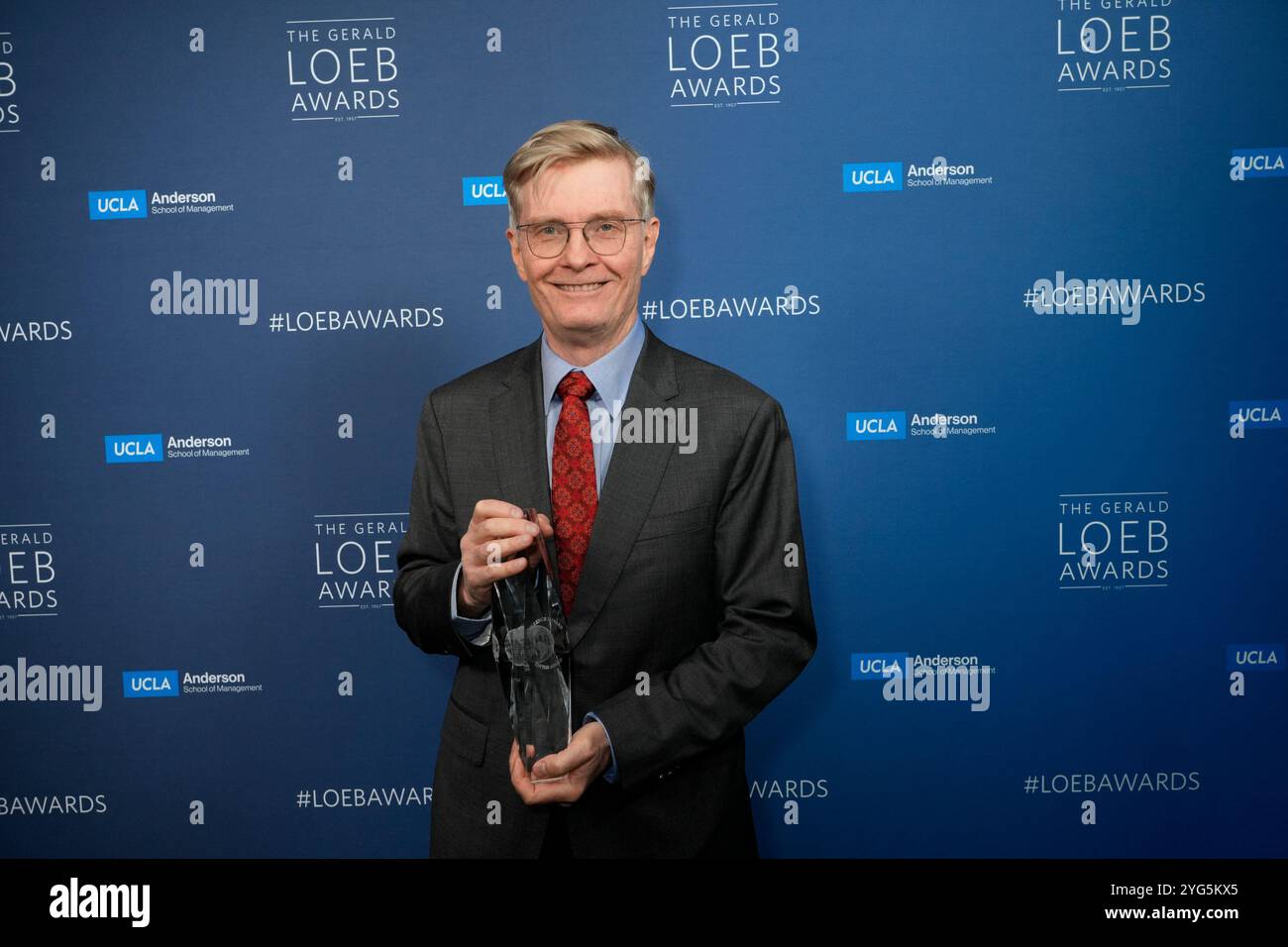 Martin Peers durante i Gerald Loeb Awards 2024 presentati da UCLA Anderson, tenutosi presso la Rainbow Room di New York, New York, USA, giovedì 10 ottobre 2024. Credito: Jennifer Graylock-Graylock.com Foto Stock