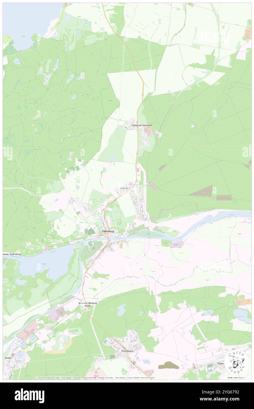 Steinlager, DE, Germania, Brandeburgo, N 52 52' 33'', N 14 3' 10'', mappa, Cartascapes Mappa pubblicata nel 2024. Esplora Cartascapes, una mappa che rivela i diversi paesaggi, culture ed ecosistemi della Terra. Viaggia attraverso il tempo e lo spazio, scoprendo l'interconnessione del passato, del presente e del futuro del nostro pianeta. Foto Stock