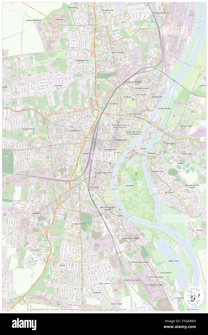 Magdeburgo, Kathedrale St. Sebastian, DE, Germania, Sassonia-Anhalt, N 52 7' 35'', N 11 37' 54'', MAP, Cartascapes Map pubblicata nel 2024. Esplora Cartascapes, una mappa che rivela i diversi paesaggi, culture ed ecosistemi della Terra. Viaggia attraverso il tempo e lo spazio, scoprendo l'interconnessione del passato, del presente e del futuro del nostro pianeta. Foto Stock